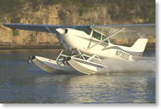 Cessna 172 on Wipline 2350 Floats