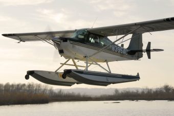 American Champion Scout on Wipline 2100 Floats