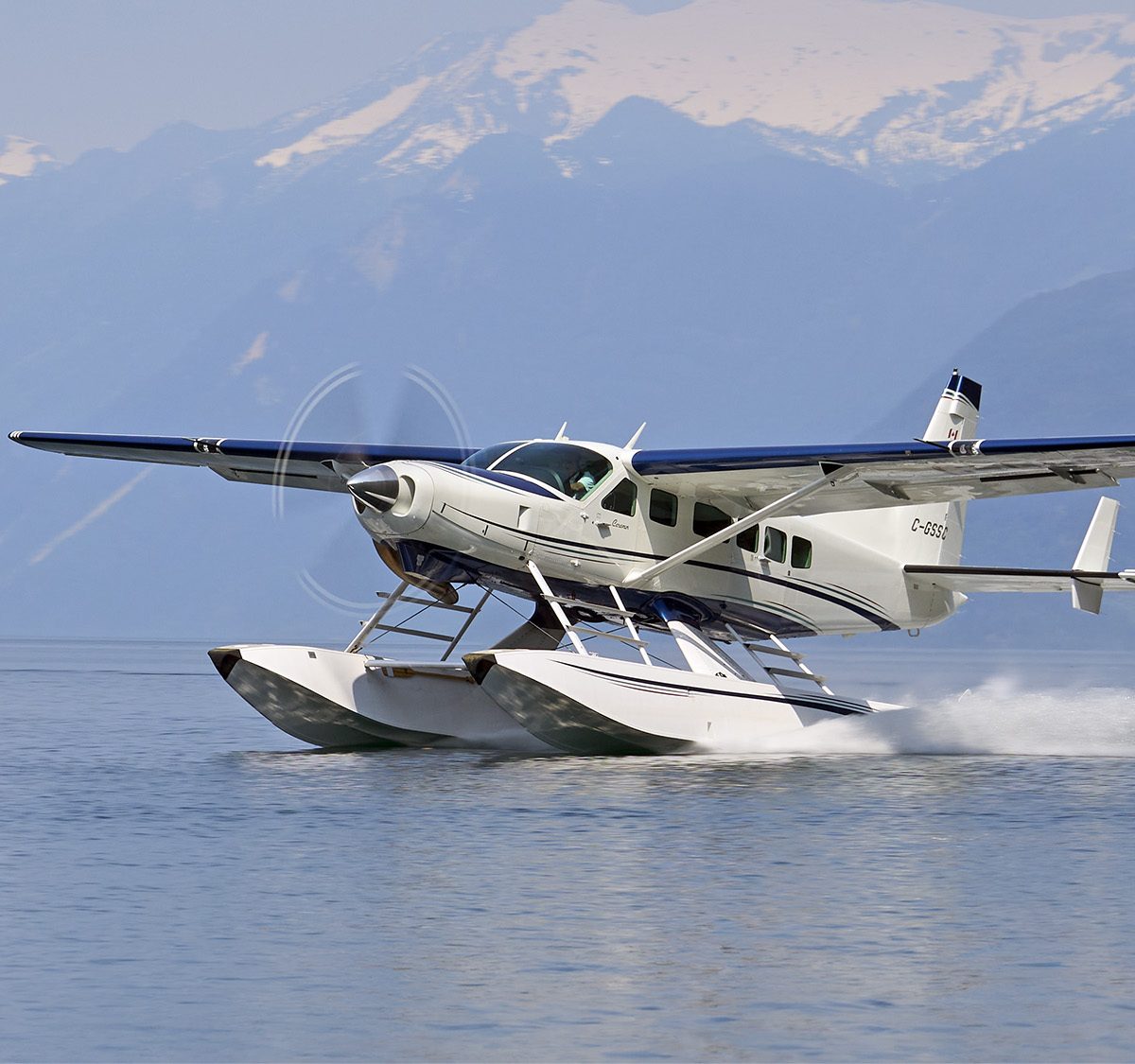 Caravan on Wipline 8750 Floats in Vancouver