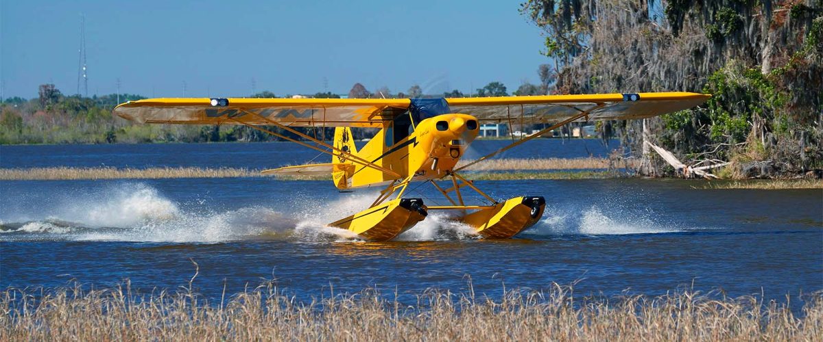 Super Cub on Wipline 2100 Floats